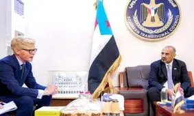 دیدار فرستاده سازمان ملل با رئیس شورای انتقالی/ تقویت گمانه‌زنی‌ها درباره برکناری «هادی»