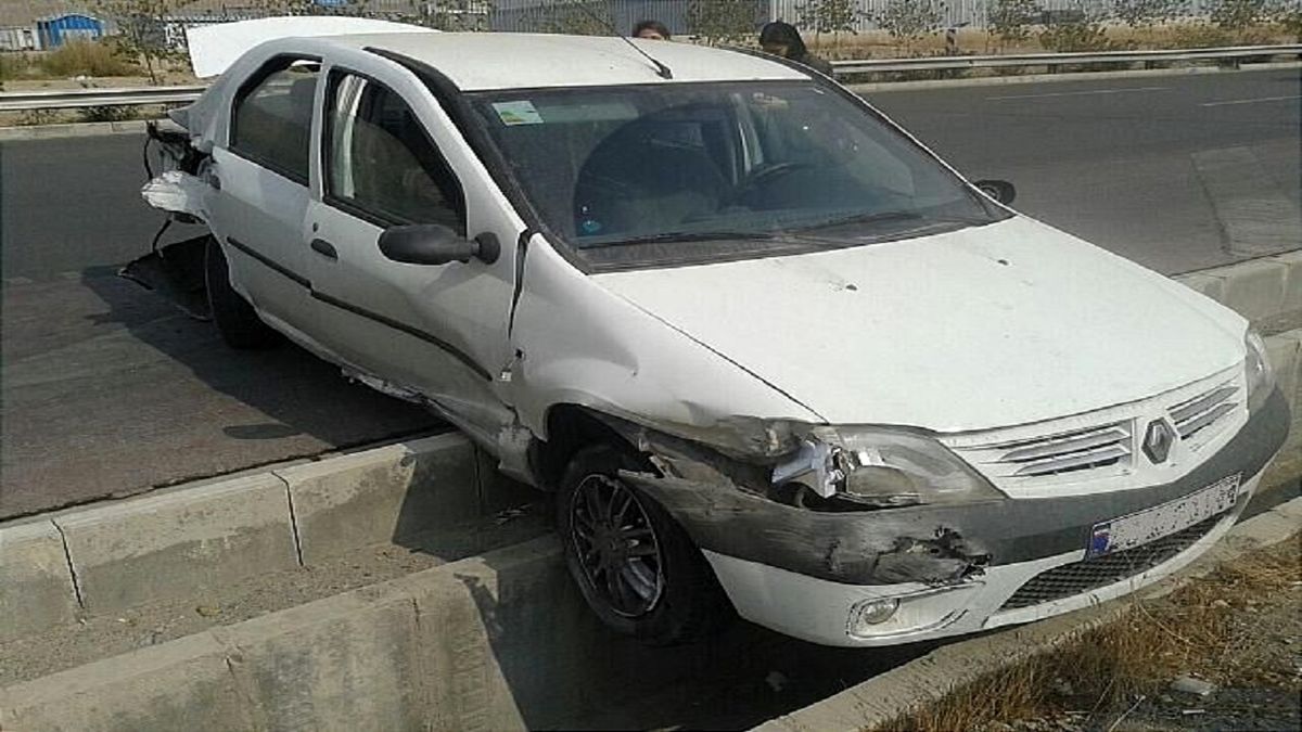 تصادف اتوبان خرازی تهران ۵ مصدوم برجای گذاشت