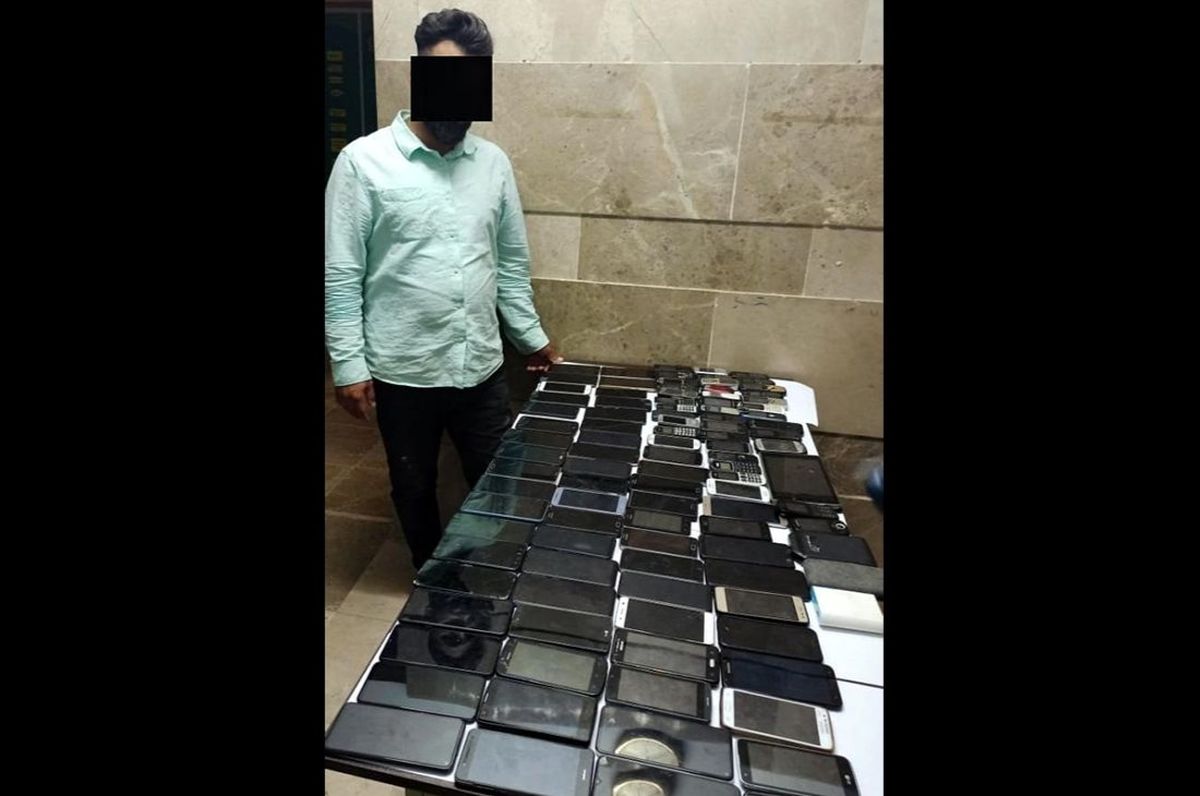 شاه دزد موبایل های کرمانشاه دستگیر شد