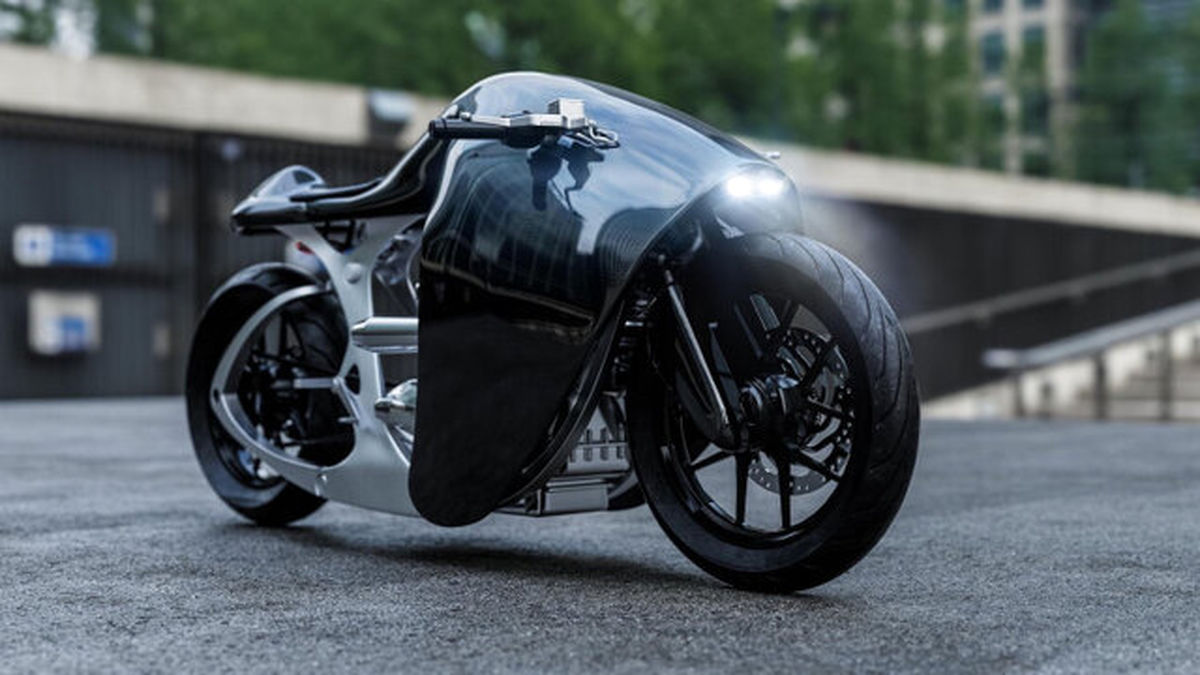 موتورسیکلتی جدید با الهام از موجودات دریایی و شاسی موشکی!
