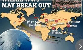 نشریه‌سان: جنگ جهانی سوم ممکن است با حملات هسته‌ای ایران و اسرائیل آغاز شود