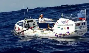 جوانترین زنی که به تنهایی اقیانوسی را پیمود