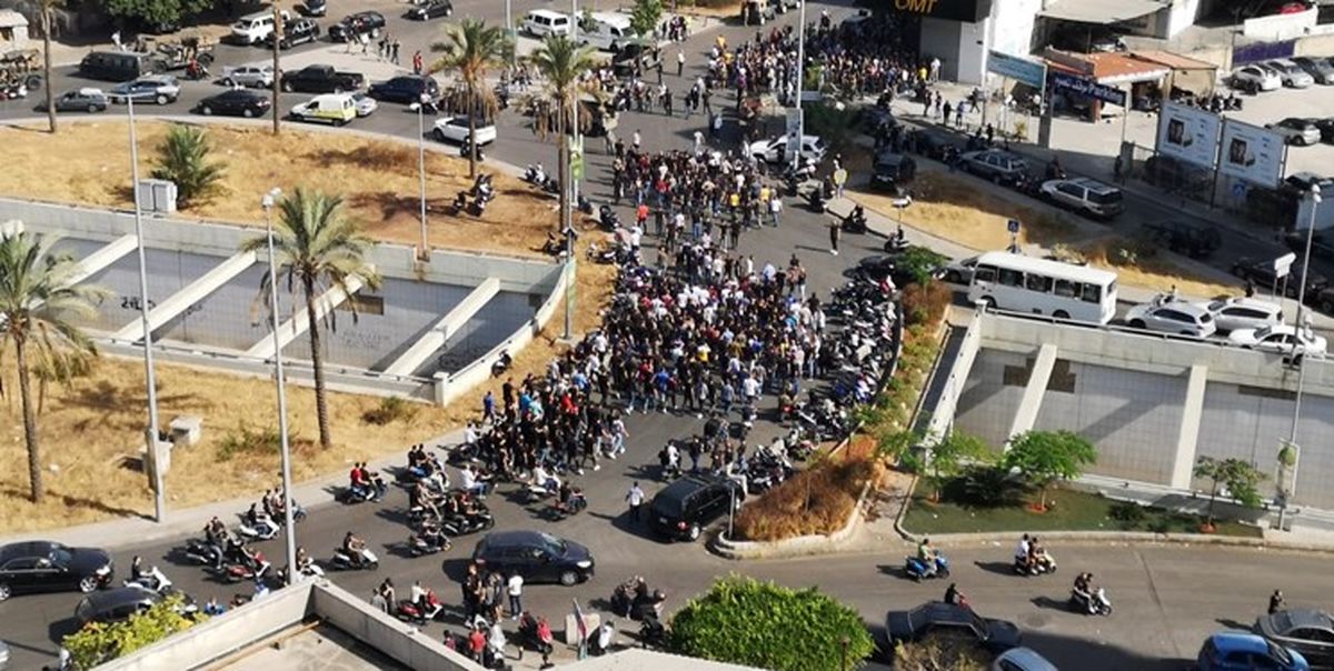 تیراندازی به سمت‌ تظاهرات‌کنندگان لبنانی/ ویدئو