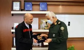 تأکید آسیابان مدیر عامل فولاد اکسین خوزستان برای همکاری جهت راه اندازی باغ موزه دفاع مقدس