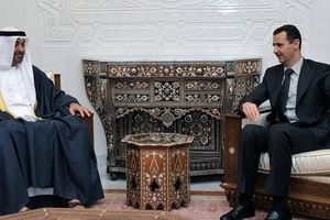 بشار اسد با ولی‌عهد ابوظبی تلفنی گفت‌و‌گو کرد