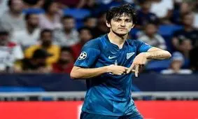 ارزش سردار آزمون با ستاره رئال مادرید برابر شد/ عکس