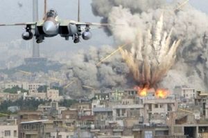 حمله جنگنده‌ های ائتلاف عربی به صنعا