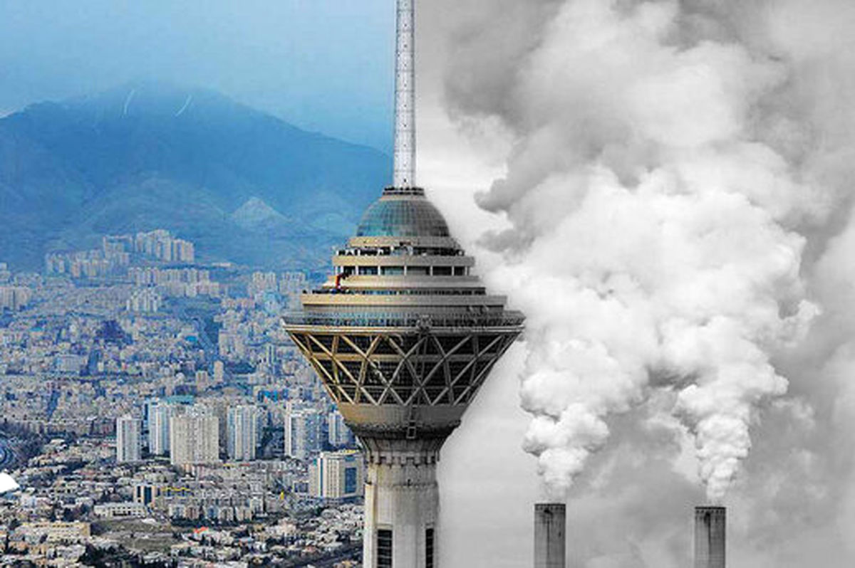 هوای تهران آلوده می‌شود