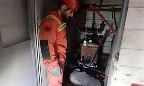 مرگ دلخراش تعمیرکار بر اثر سقوط منبع موتورخانه