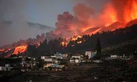 فوران وحشتناک آتشفشان در اسپانیا/ ویدئو