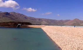 دریچه‌ های سد «ایوشان» برای آبگیری بسته شد