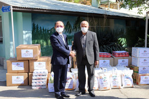 اهدای ماسک به مجتمع سالمندان قدس توسط سفارت کره جنوبی