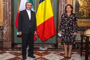 دیدار باقری با دبیرکل وزیر خارجه پادشاهی بلژیک