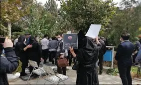 پیکر هوشنگ چالنگی با نوای کرنا به خاک سپرده شد
