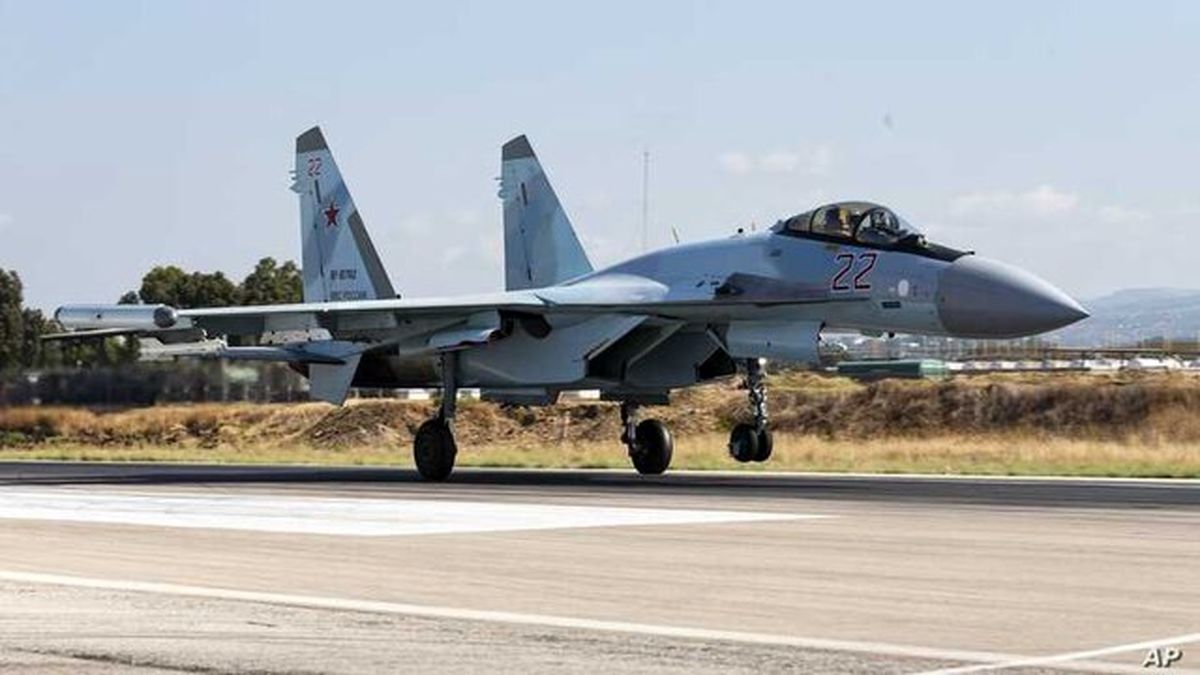رزمایش هوایی سوریه با جنگنده‌های روسیه