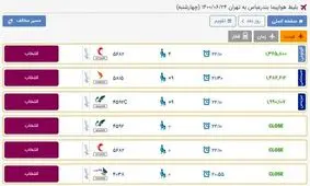هرمزگان در صدر قیمت های نجومی پرواز/تفاوت از زمین تا آسمان!