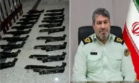 کشف ۵۸ قبضه سلاح جنگی و شکاری غیرمجاز در لرستان