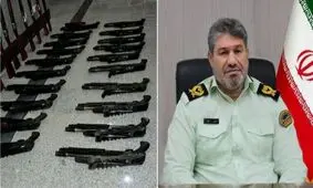 کشف ۵۸ قبضه سلاح جنگی و شکاری غیرمجاز در لرستان