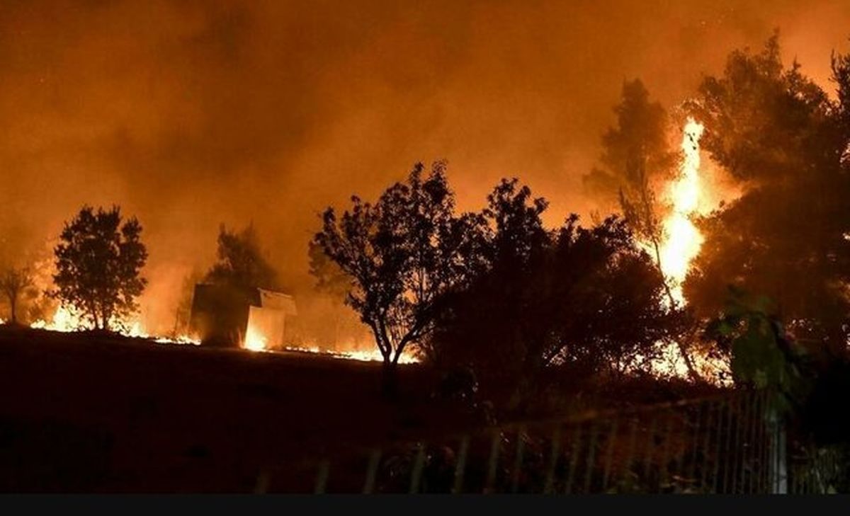 شدید شدن آتش سوزی جنگل‌های کوه "نیر" شهرستان بویراحمد/ نیاز به کمک داریم