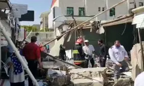 انفجار گاز در یک مغازه در نظرآباد استان البرز