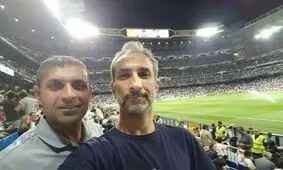 گواردیولای وطنی تماشاگر بازی رئال شد+عکس
