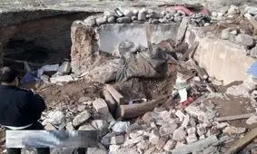 ۲ کارگر ساختمانی بر اثر ریزش آوار در ساوه جان باختند