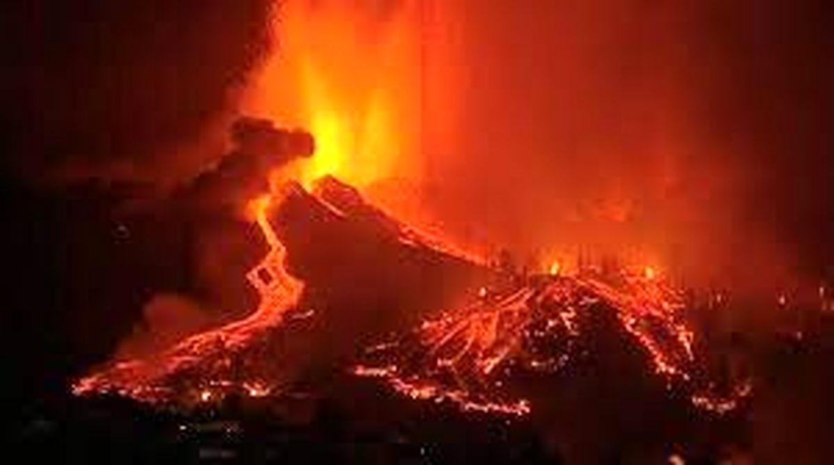 فوران آتشفشان در جزایر قناریِ اسپانیا