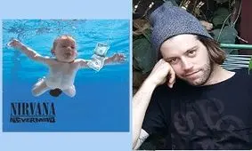 شکایت کودک برهنه روی جلد آلبوم Nevermind، از گروه راک نیروانا/ عکس