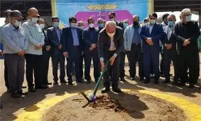 آیین کلنگ‌زنی 3 طرح عظیم شرکت فولاد خوزستان برگزار شد