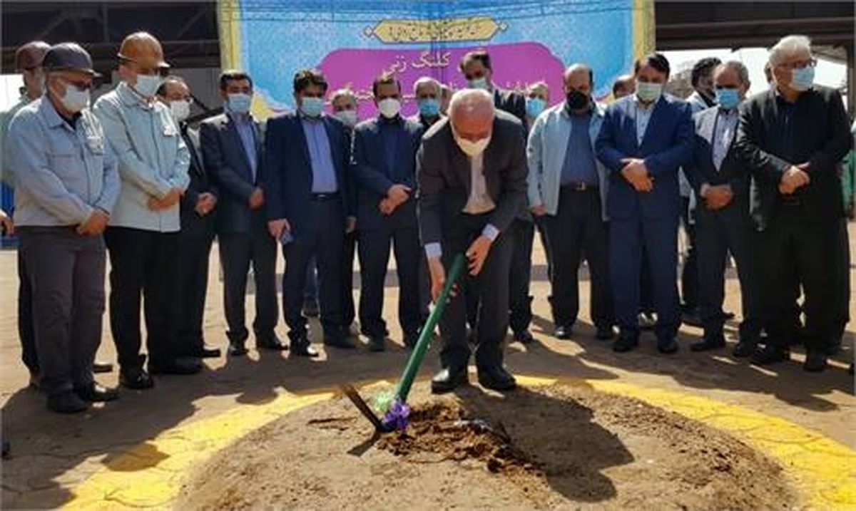 آیین کلنگزنی 3 طرح عظیم شرکت فولاد خوزستان برگزار شد
