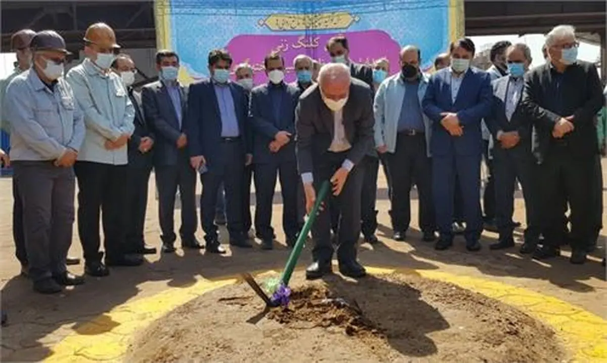 آیین کلنگ‌زنی 3 طرح عظیم شرکت فولاد خوزستان برگزار شد