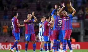 تک امتیاز خانگی، حاصل بازی بی‌ برنامه بارسلونا