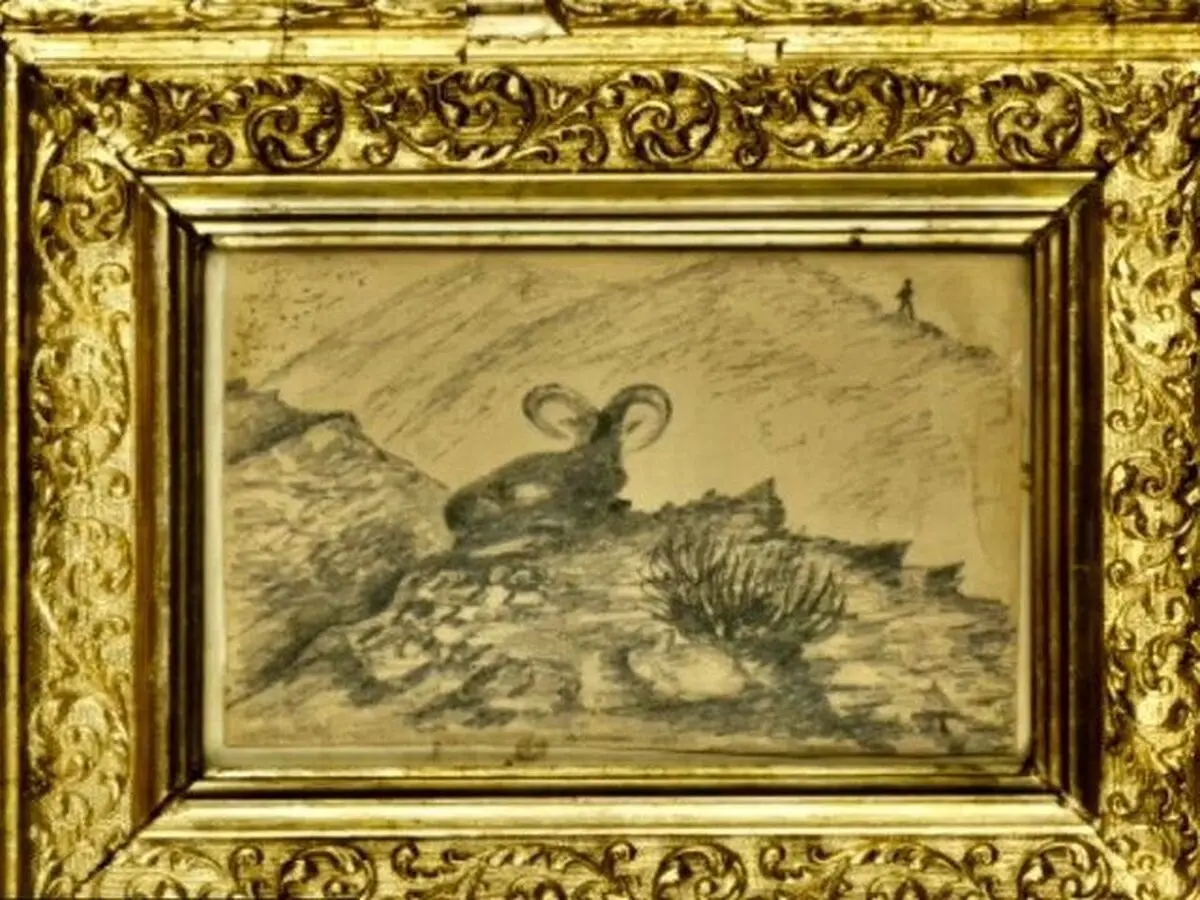 نمایش نقاشی ناتمام ناصرالدین‌شاه