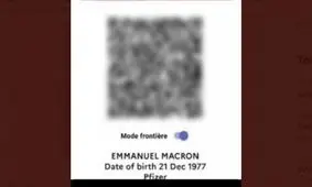 رمز گذرنامه سلامت مکرون لو رفت