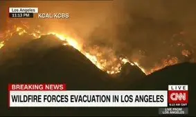 سی ان ان: دستور تخلیه فوری به ساکنان لس آنجلس