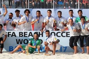صعود تیم‌ملی فوتبال ساحلی ایران به رده دوم جهان