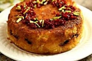 طرز تهیه ته چین مرغ و بادمجان شیرازی