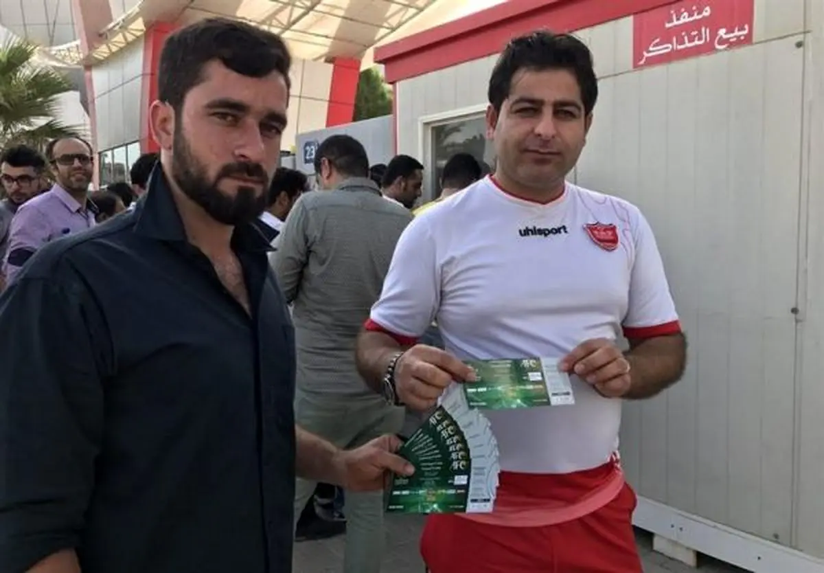 تصاویری از حواشی دیدار پرسپولیس و الاهلی