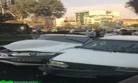 تصادف و ترافیک شدید در تجریش