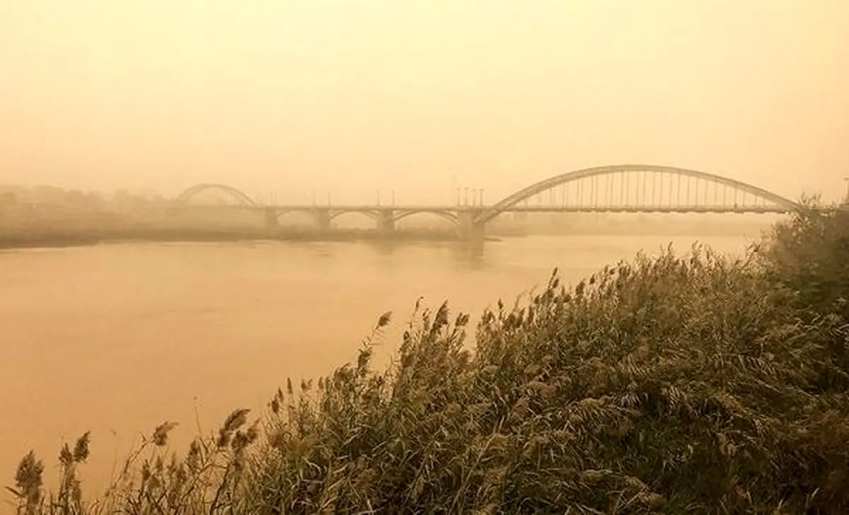 میزان گرد و غبار در اهواز به ۳ برابر حد مجاز رسید