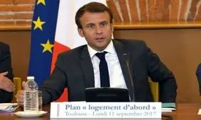 ماکرون: از متقاعد کردن ترامپ برای ماندن در برجام ناامید نشده‌ام