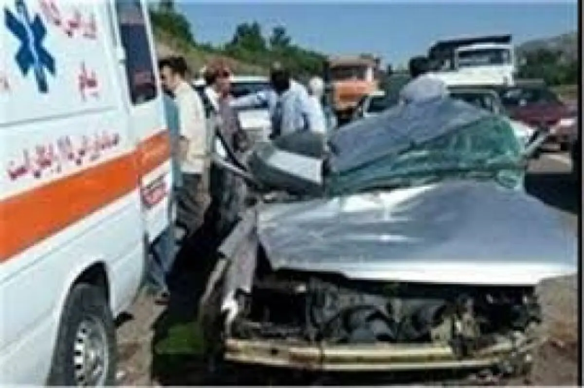 تصادف بامدادی در آزادراه تبریز به زنجان