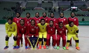 بانوان ایران مقام سوم مسابقات داخل سالن را کسب کردند