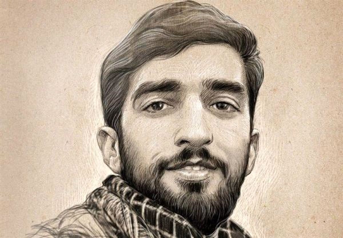 پیکر شهید حججی وارد صحن رضوی شد