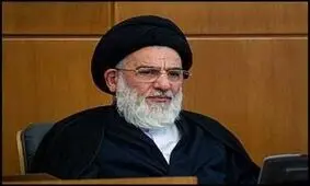 رئيس جديد مجمع تشخيص در مراسم تشييع شهيد حججي+عكس