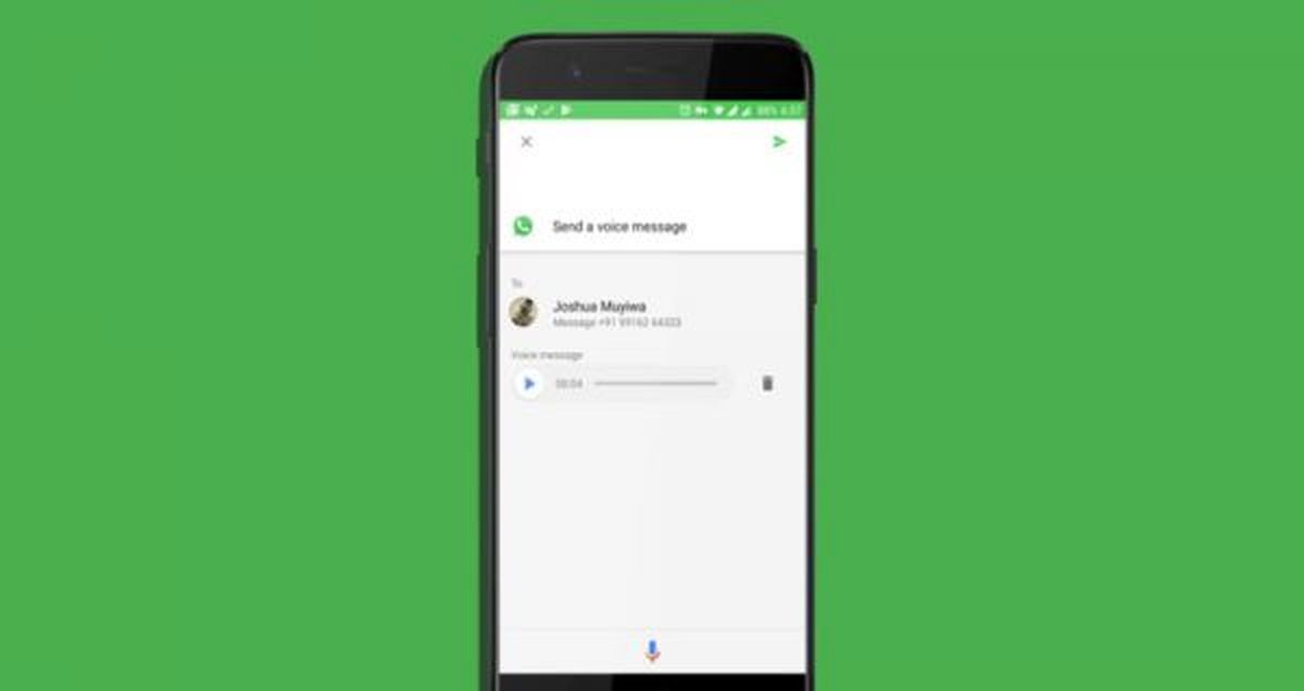 بدون بازکردن واتس اپ پیام صوتی ارسال کنید