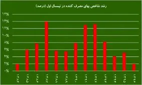 شاخص قیمت مصرف‌کننده به زیر 10 درصد بازگشت