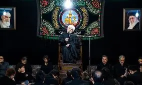 گزارش تصویری/ عزداران حسینی در هیات بنی فاطمه