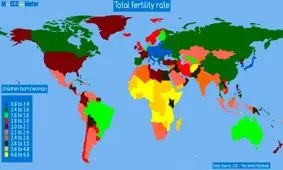 میزان باروری در جهان افزایش داشته یا کاهش؟