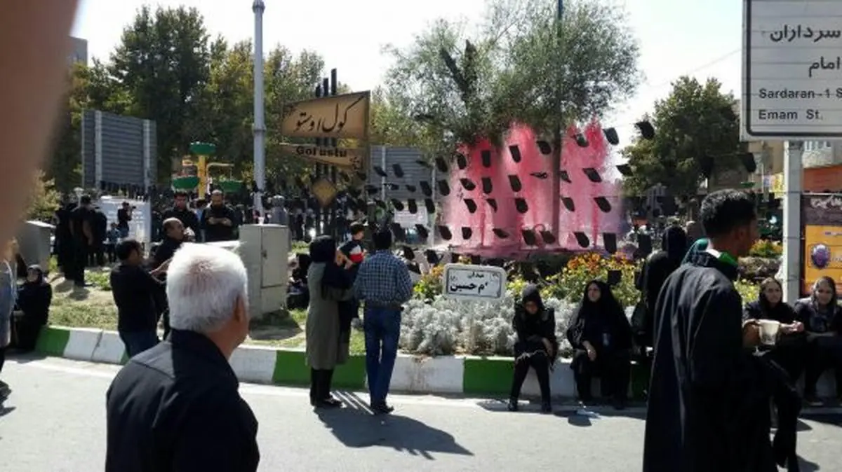 مخدوش شدن نام امام حسین (ع) در یکی از میدان های ارومیه
